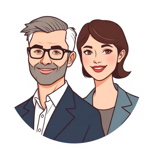Partnernetzwerk – Illustration von Beratern und Trainern